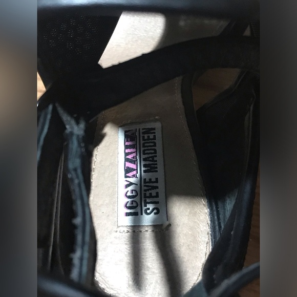 Steve Madden x Iggy Azalea Black "Brixxton” Mesh Stiletto Heels Women's size 7 - Picture 9 of 11
